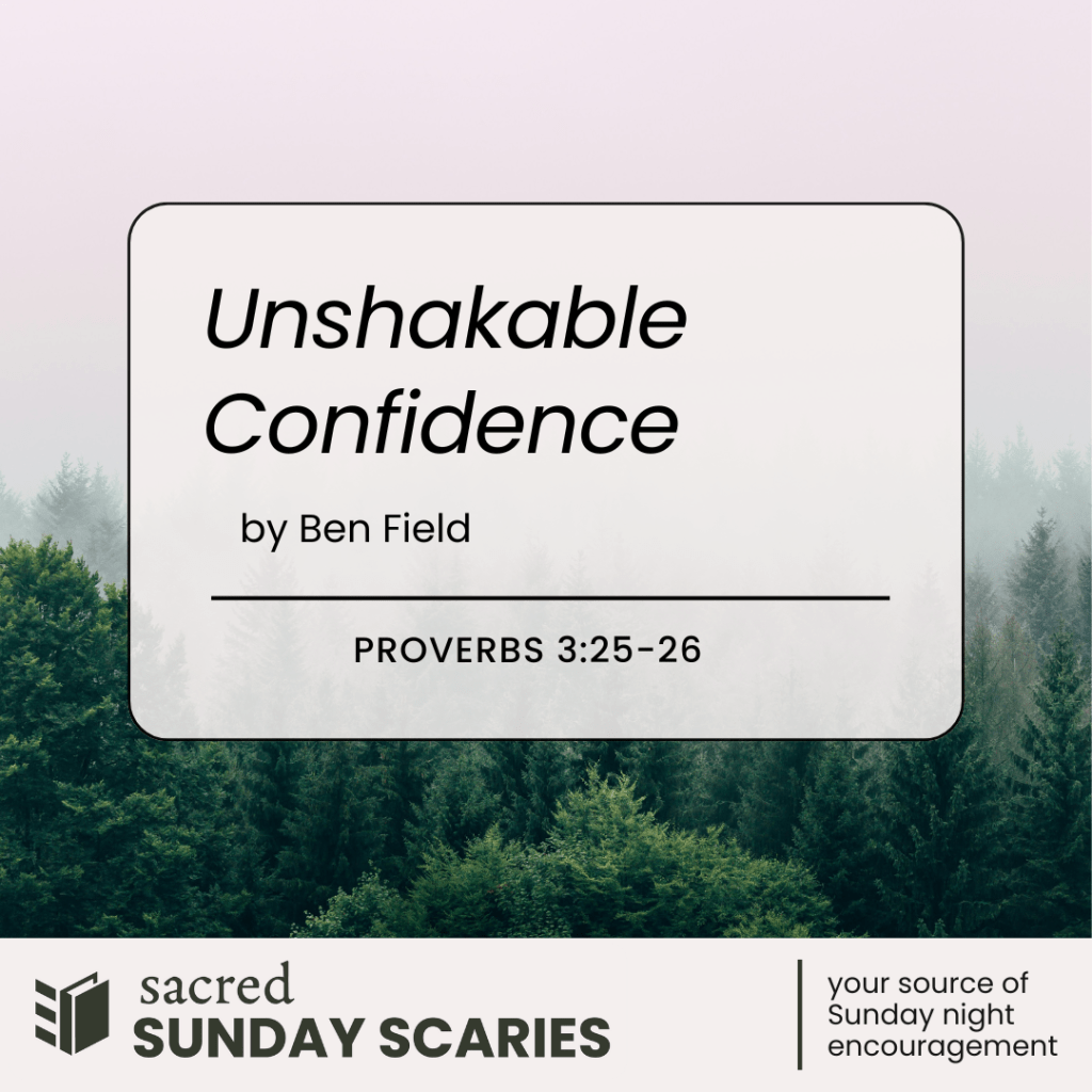 Unshakable Confidence – Proverbs&nbsp;3:25-26