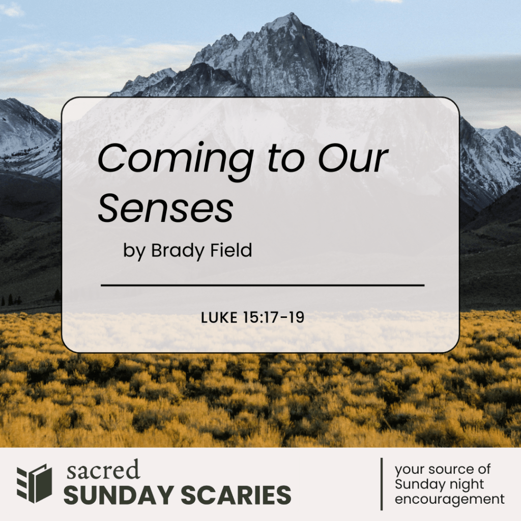Coming to Our Senses – Luke&nbsp;15:17-19